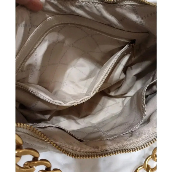 Steve Madden Timeless Taupe Shoulder Bag $98 MSRP NEW With Tags Quilted Purse - Picture 8 of 10